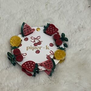 Piper K mini summertime hair claw clips